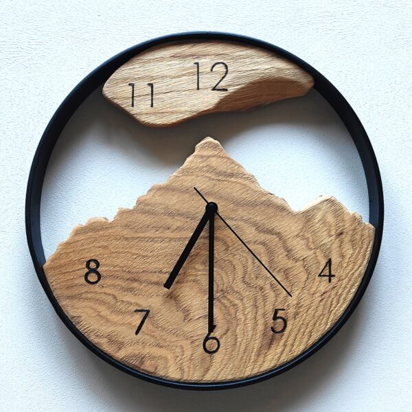 IMG20261014160649 Orologio in legno di Rovere ⌀35