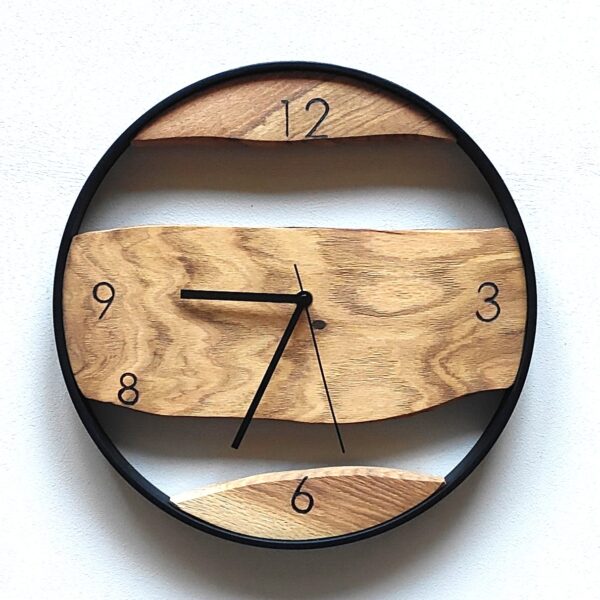 Orologio in legno di Rovere ⌀35