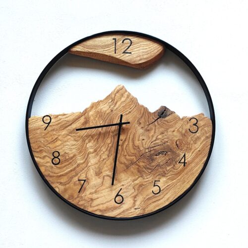 Orologio in legno di Rovere ⌀50