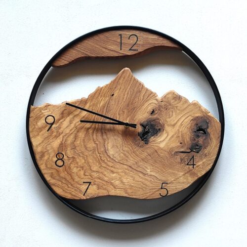 Orologio in legno di Rovere ⌀50